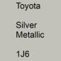 Preview: Toyota, Silver Metallic, 1J6.